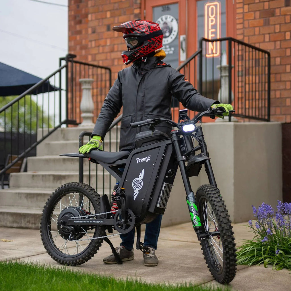 Freego X3 / X3 Pro All-Terrain Electric Dirt Bike with Pedals