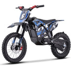 MotoTec 60v 2000w Pro Electric Dirt Bike Lithium Blue